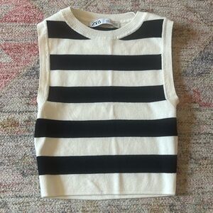 zara knit tank